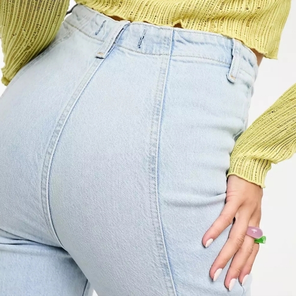 Free People Florence Flare Leg Jeans Light Blue Denim NEW - Picture 8 of 10